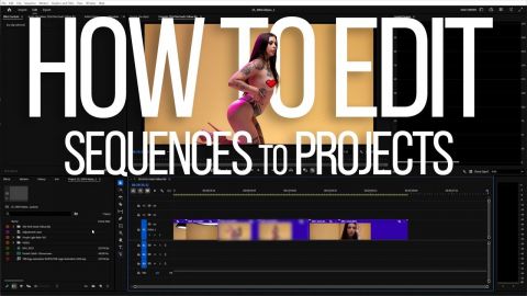 Two Ways to Create a Project from a Sequence How to Edit Project Management Premiere Pro 2026